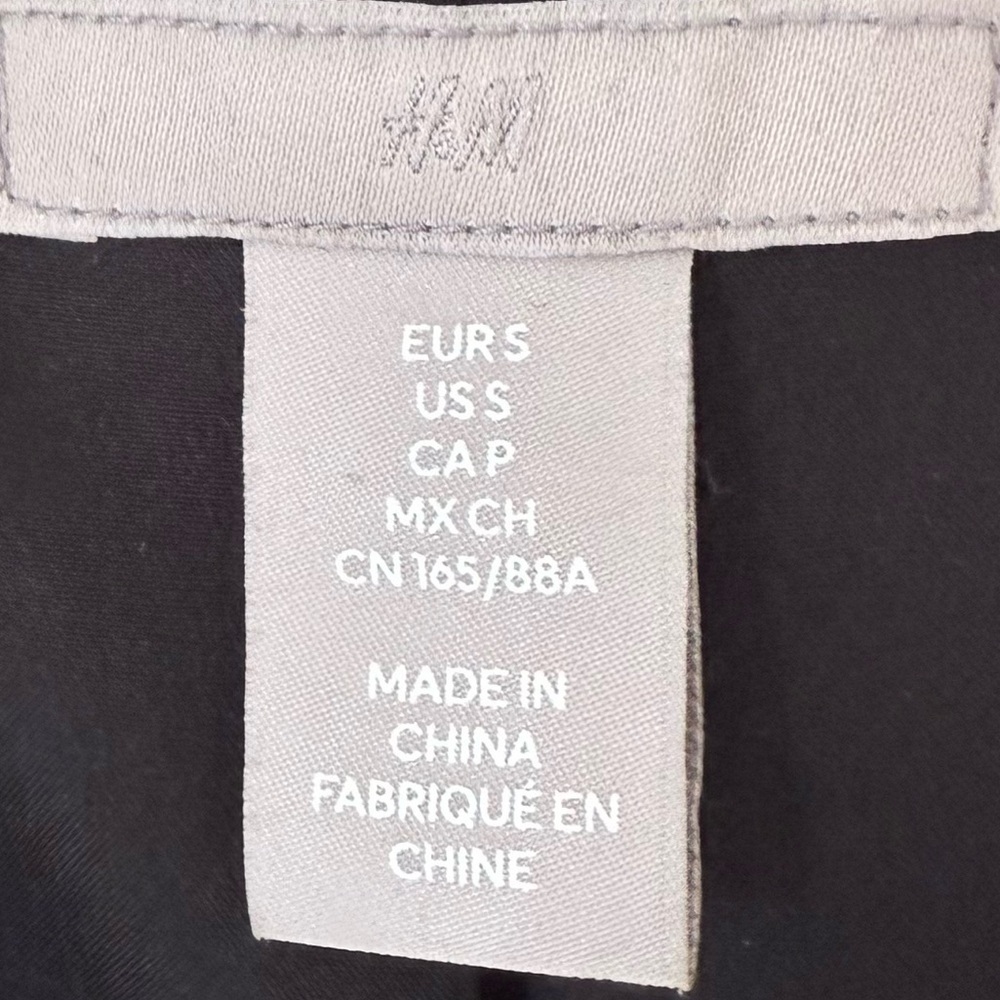 H&M Women's Tan Double-Breasted Oomen Oversized Blazer size S - Picture 2 of 13